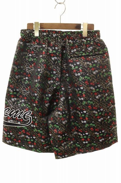 シュプリーム SUPREME 26SS FLORAL JACQUARD SHORT BLACK S フローラル
