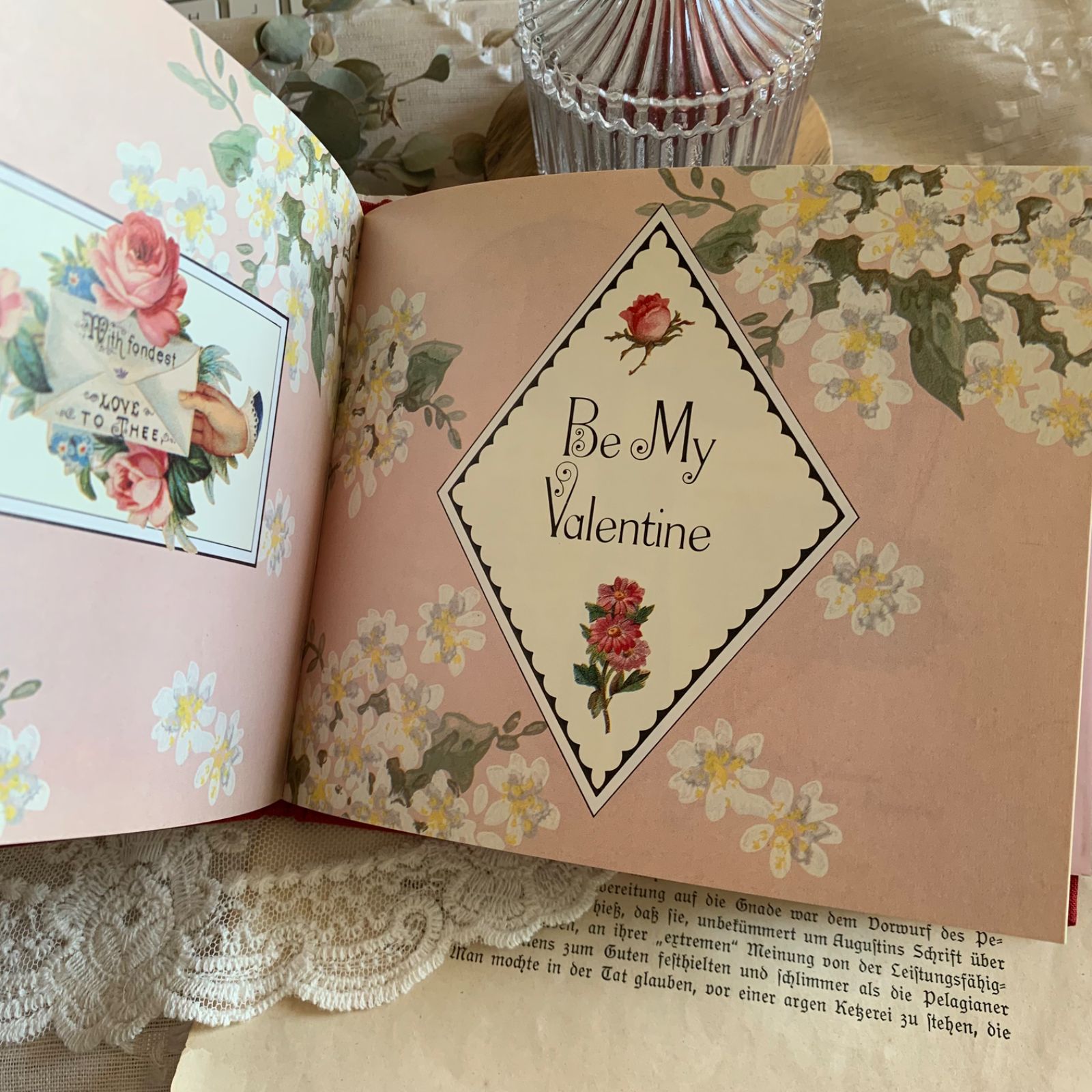 ヴィンテージ 洋書 ヴィクトリアン調 With Love & Affection ジャンク