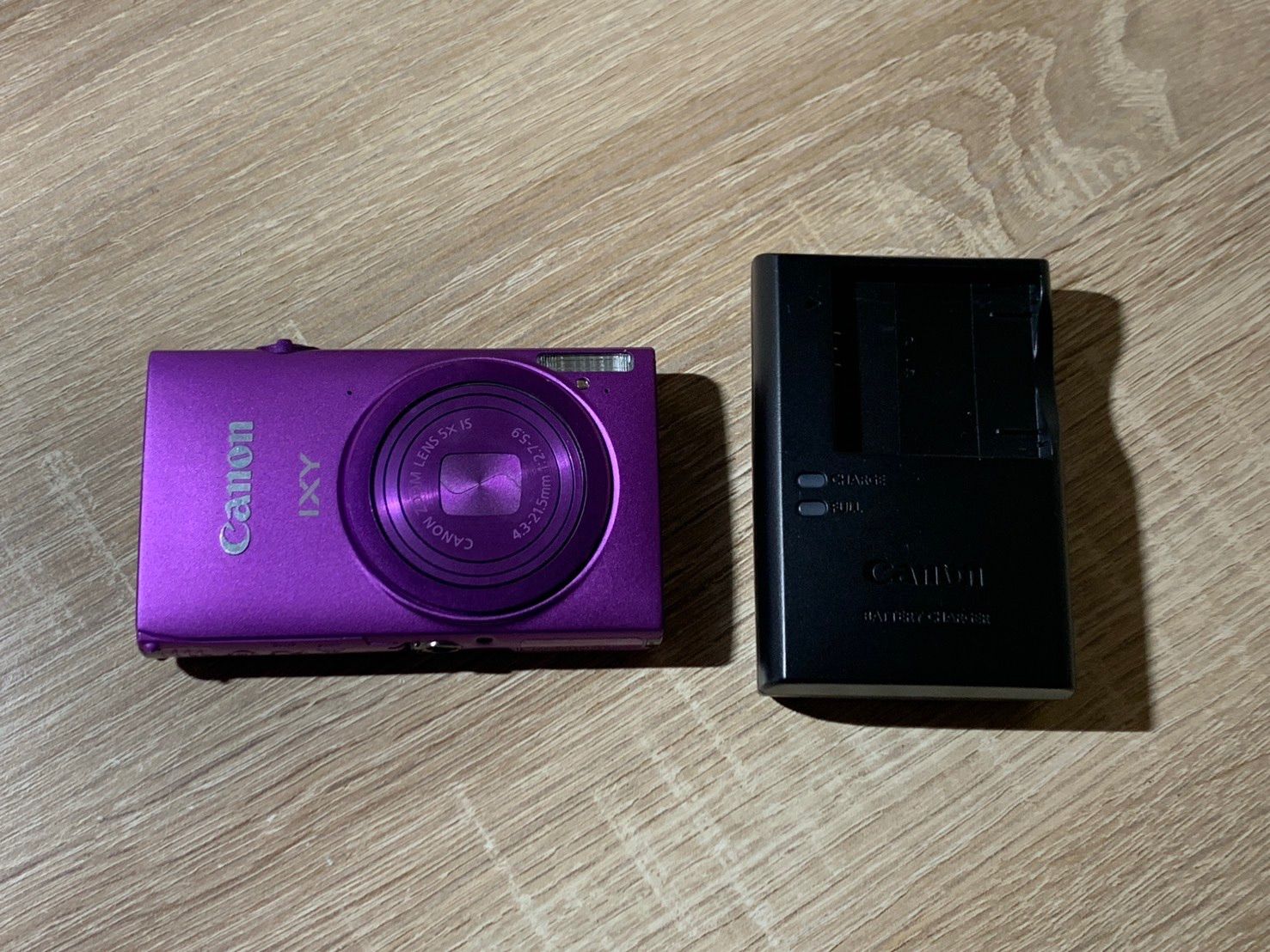 1077 Canon IXY 430F パープル デジカメ 動作確認済み 【ネ】