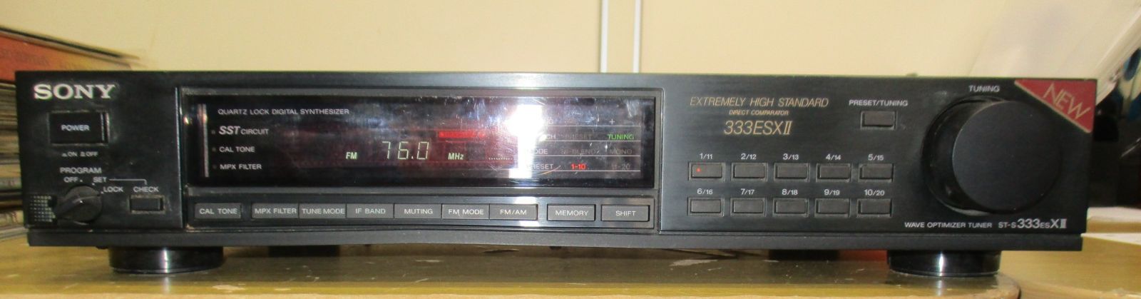 B227 SONY ソニー ST-S333ESXⅡ FM/AMチューナー【ジャンク品】 - メルカリ