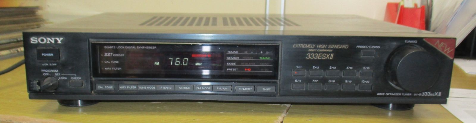 ジャンク SONY ソニー FM AM チューナー ST-S333ESXⅡ B227 SONY ソニー ST-S333ESXⅡ FM/AMチューナー【ジャンク品】 - メルカリ