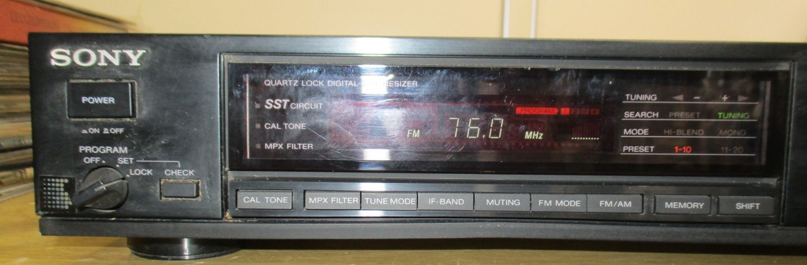昭和レトロ FM/AM チューナー ST-S333ESXII SONY B227 SONY ソニー ST-S333ESXⅡ FM/AMチューナー【ジャンク品】 - メルカリ
