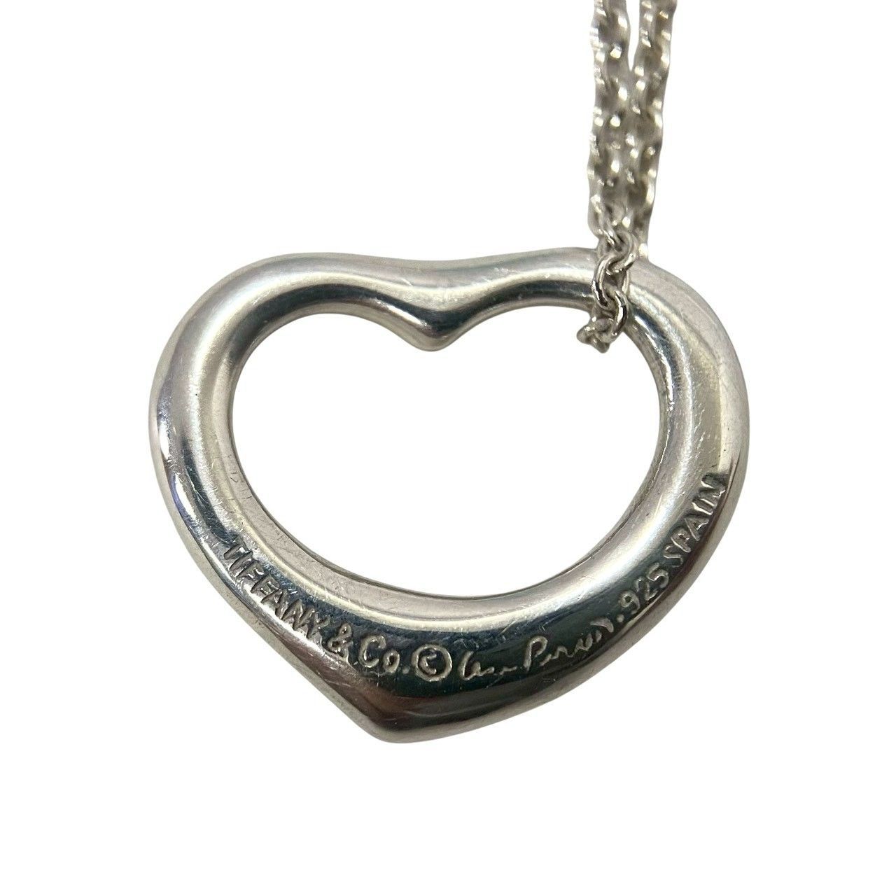 【TIFFANY&Co.】オープンハート ネックレス ELSA PERETTI/エルサ ペレッティ SV925 SILVER/シルバー 総重量約3g ペンダント ティファニー (MM-777) 【TIFFANY&Co.】オープンハート ネックレス ELSA PERETTI/エルサ ペレッティ SV925 SILVER/シルバー 総重量約3g ペンダント ティファニー (MM-777)
