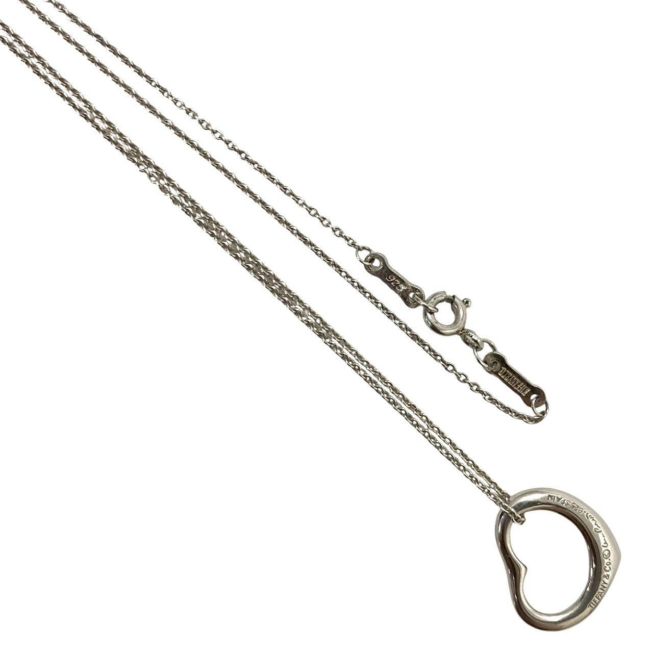 【TIFFANY&Co.】オープンハート ネックレス ELSA PERETTI/エルサ ペレッティ SV925 SILVER/シルバー 総重量約3g ペンダント ティファニー (MM-777) 【TIFFANY&Co.】オープンハート ネックレス ELSA PERETTI/エルサ ペレッティ SV925 SILVER/シルバー 総重量約3g ペンダント ティファニー (MM-777)