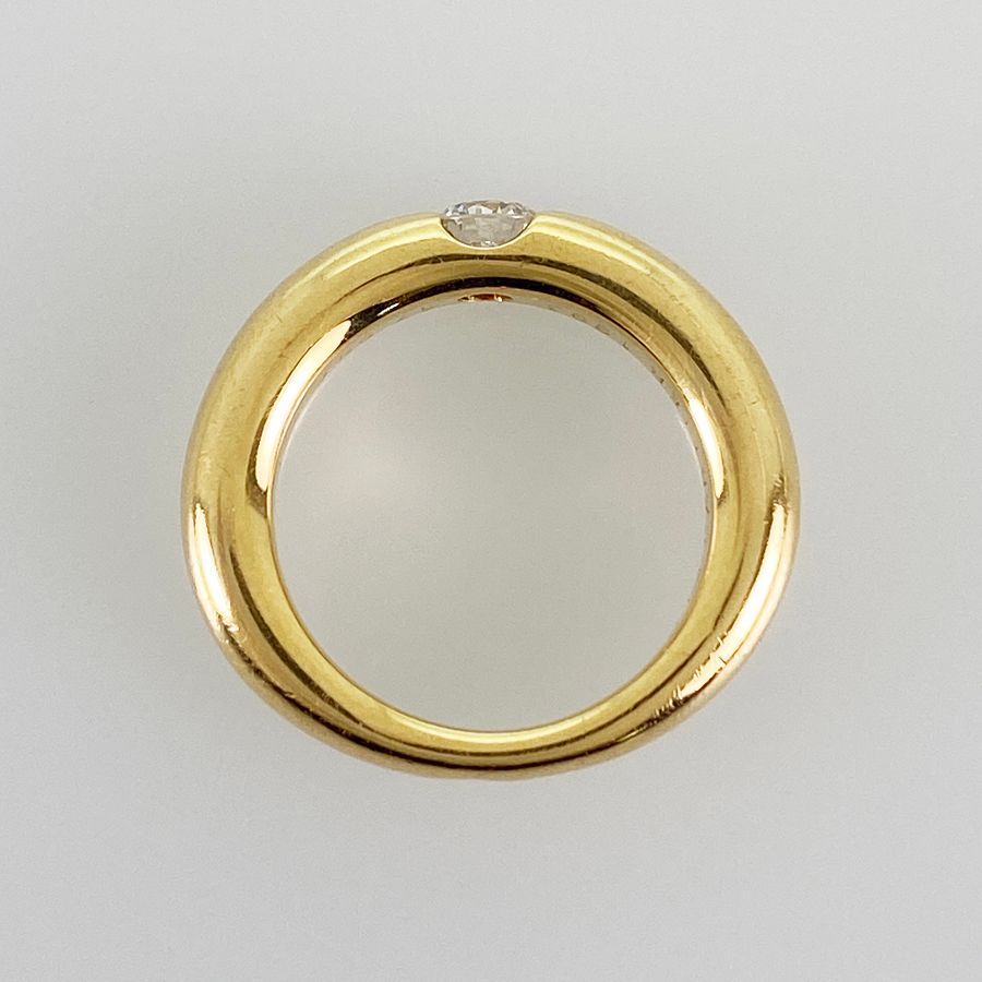 カルティエ Cartier エリプス K18YG ダイヤモンド 7号(47) リング sst
