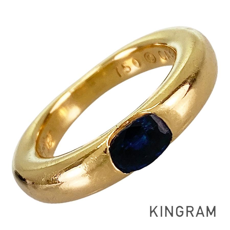 カルティエ Cartier エリプス K18YG サファイア 7号(47) リング sss 