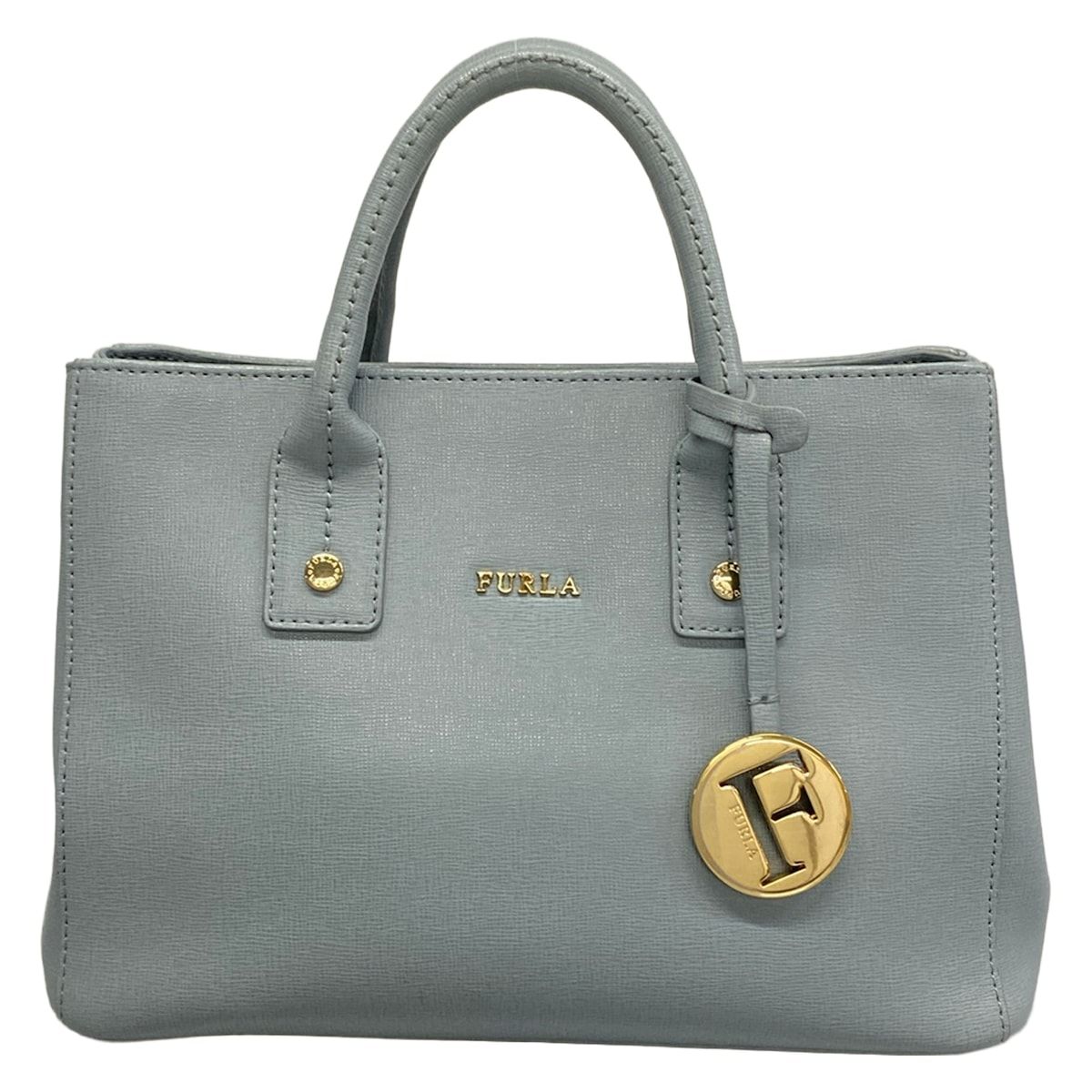 FURLA(フルラ) トートバッグ リンダ ライトブルー レザー