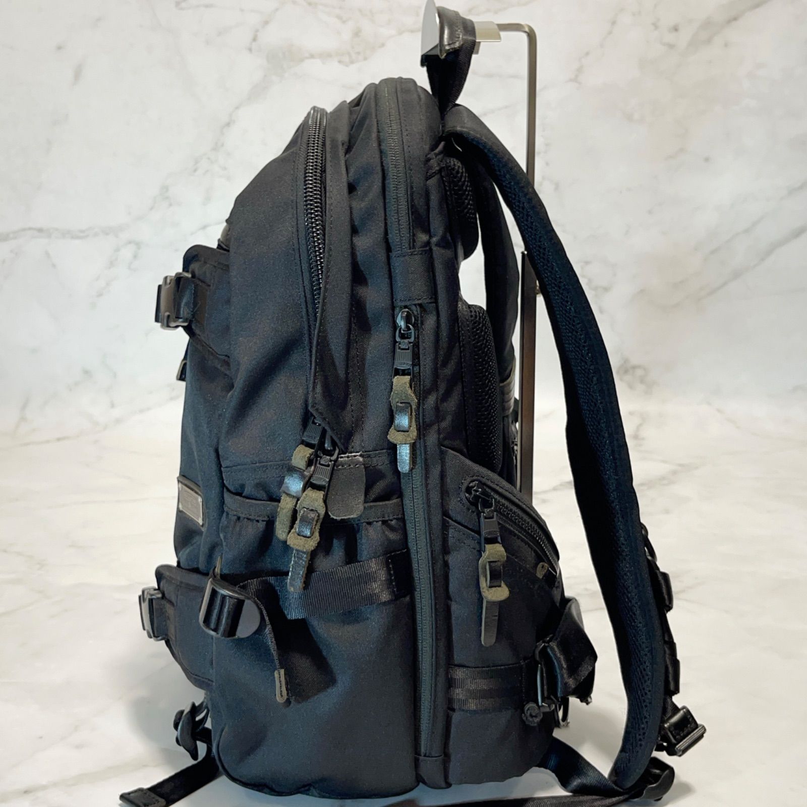 AS2OV アッソブ CORDURA DOBBY 305D DAY PACK BLACK バックパック 