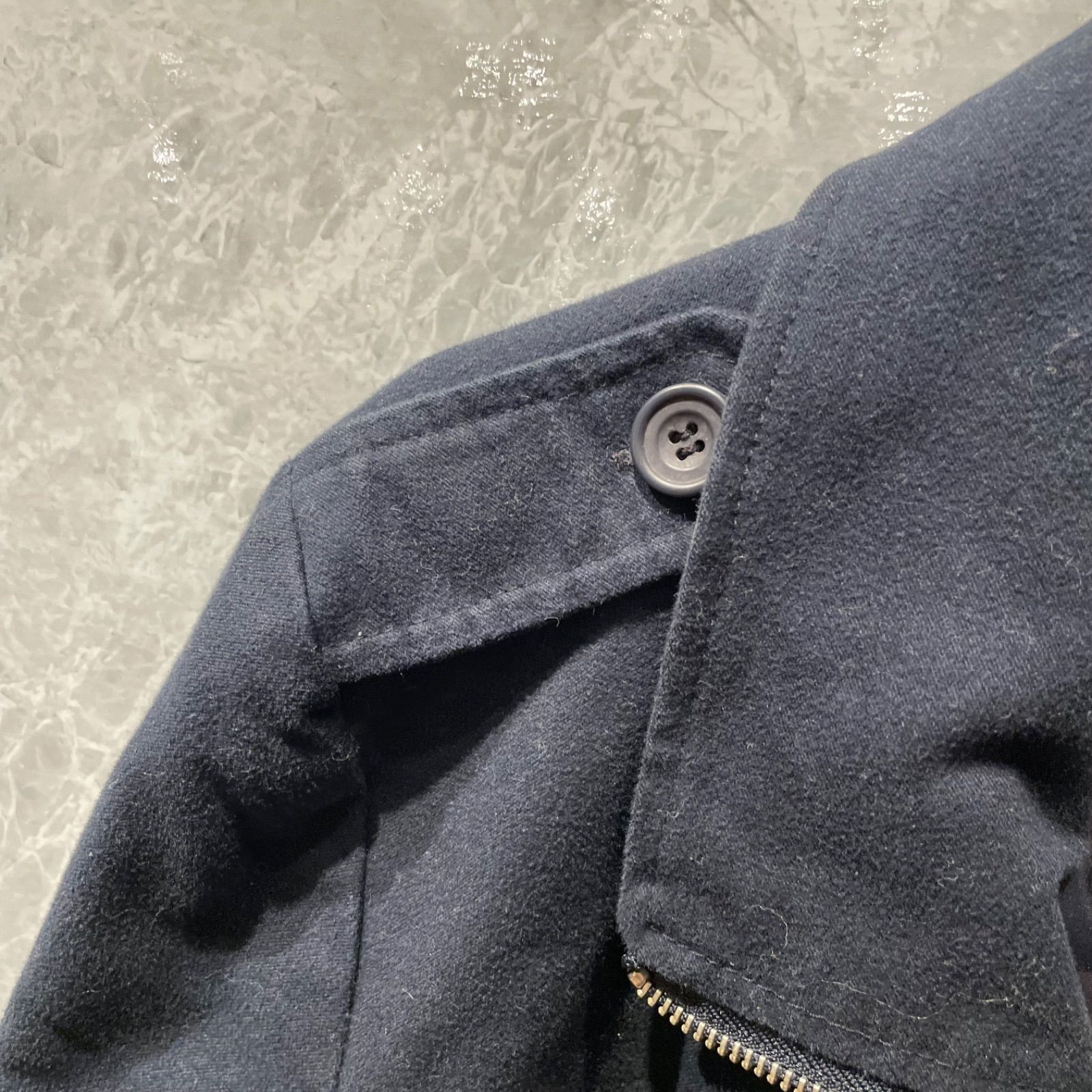 URBANRESEARCH メンズ M ネイビー Pコート ショート丈 ブルゾン