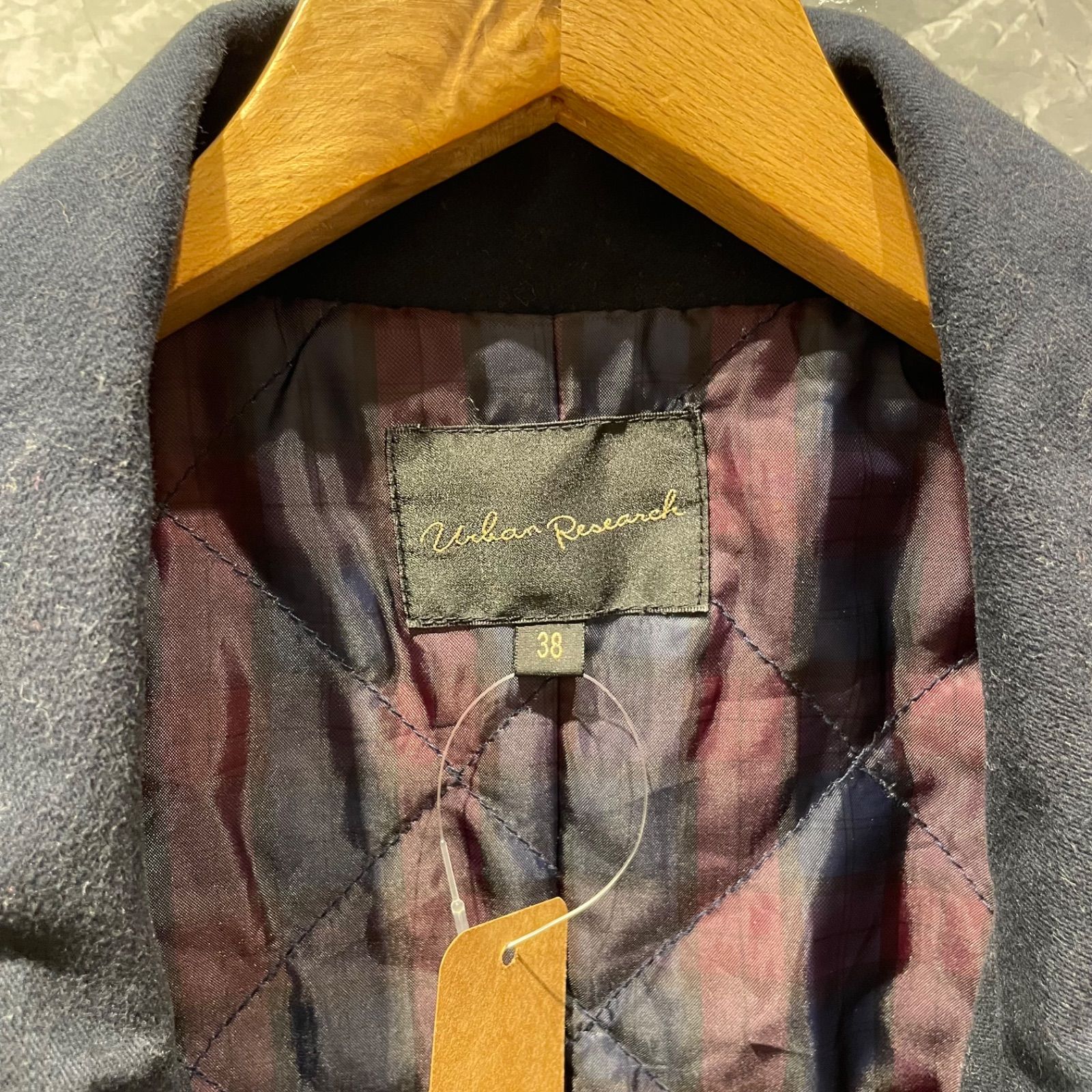 URBANRESEARCH メンズ M ネイビー Pコート ショート丈 ブルゾン