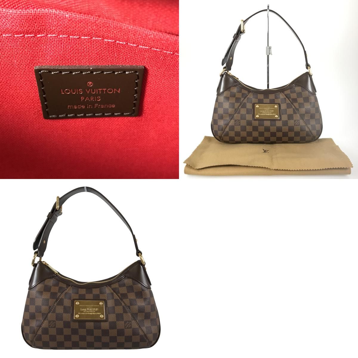 ルイ・ヴィトン LOUIS VUITTON ダミエ テムズ PM N48180 PVC