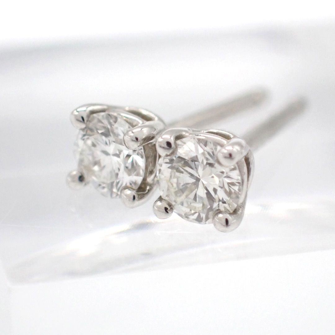 Tiffany & Co. ティファニー 3.4mm ソリティア スタッド ダイヤ