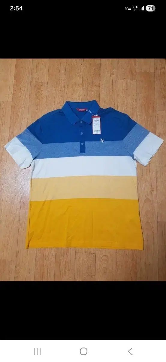 (新品) FANTOM ゴルフ 薄い 接触冷感用 メッシュ 半袖ポロシャツ 110 (定価198000ウォン)