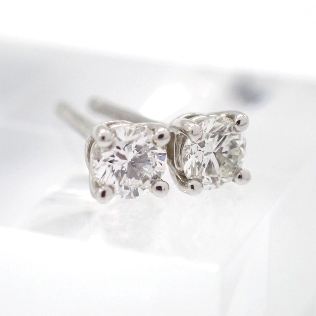 Tiffany & Co. ティファニー 3.4mm ソリティア スタッド ダイヤ