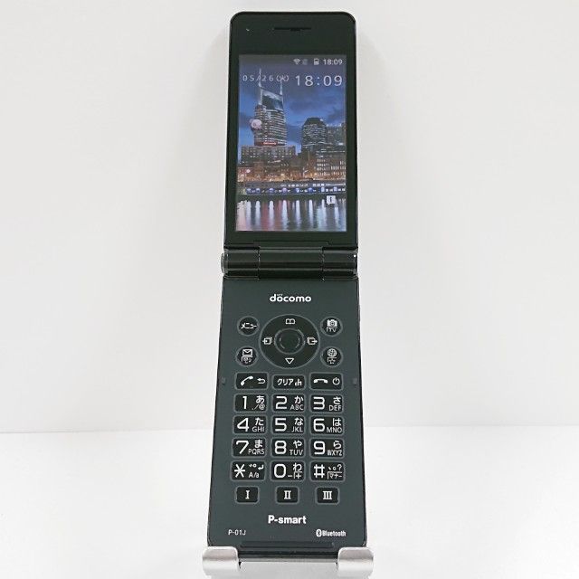 P-smart ケータイ P-01J ドコモ ブラック 送料無料 本体 c20217