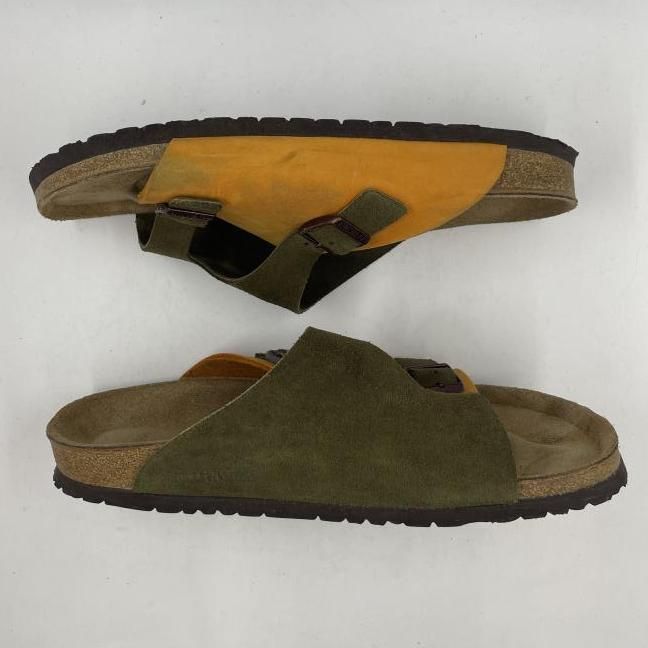 中古】BIRKENSTOCK ZURICH モカ×オレンジ サンダル サイズ28