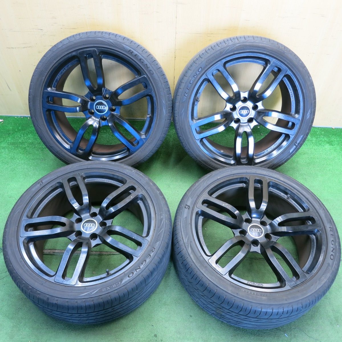 バリ溝！9分★アウディ 等 SPORT TECHNIC 275/35R20 ブリヂストン レグノ GR-X2 スポーツテクニック 20インチ PCD112/5H★6052401HAノ