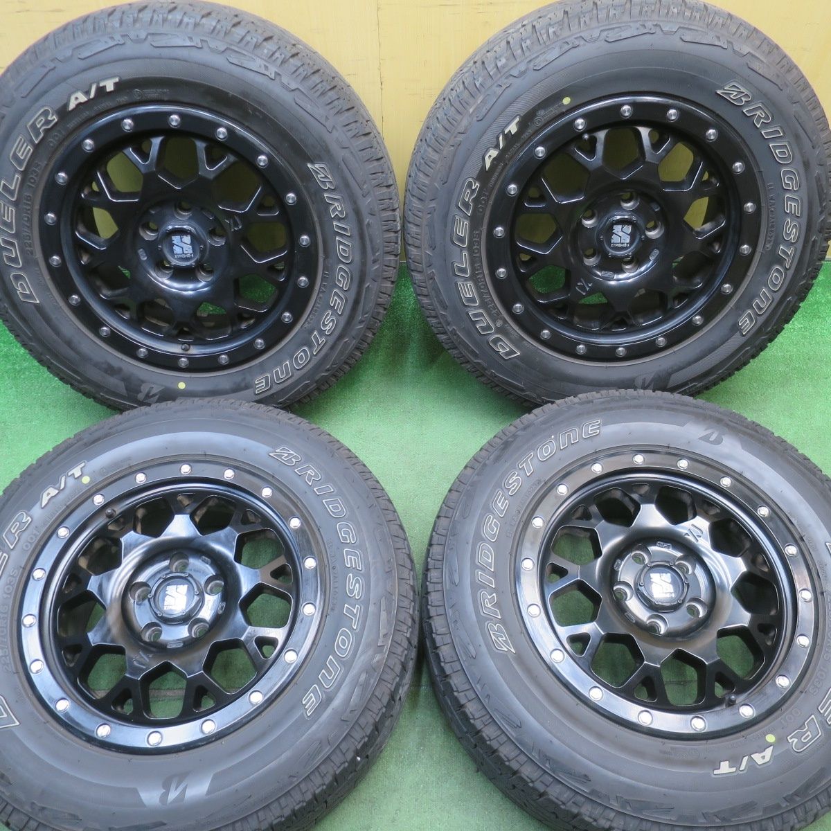 4本価格！23年★225/70R16 ブリヂストン デューラー A/T 001 XTREME-J エクストリームJ 16インチ PCD114.3/5H★6051809NJノ