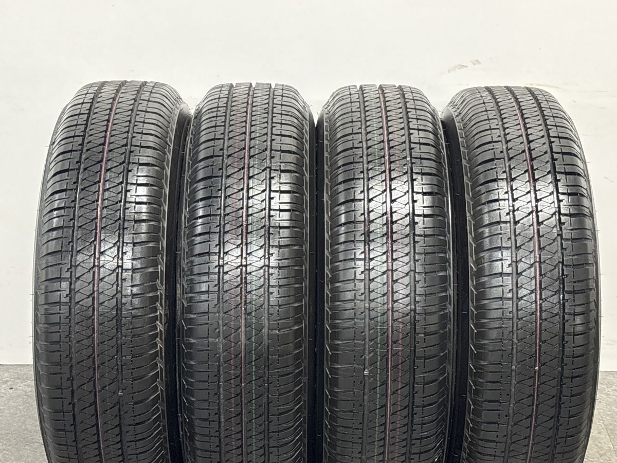 No.924　スズキ　ジムニー シエラ　純正　新車外し　15ｘ5.5Ｊ　5穴　ブリジストン　DUELER　H/T　195/80R15　2022年製 新車外し品】スズキ ジムニーシエラ 純正 15in 5.5J +5 PCD139.7