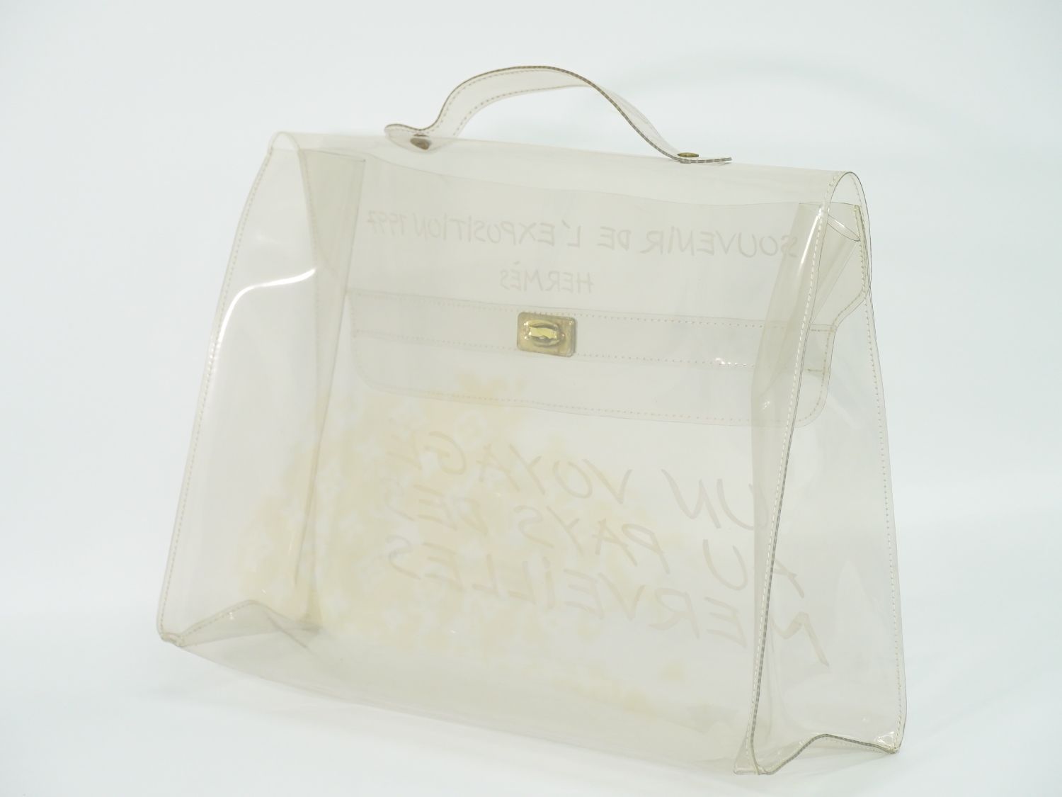 本物 エルメス HERMES ビニールケリー 不思議の国 エルメスへの旅展