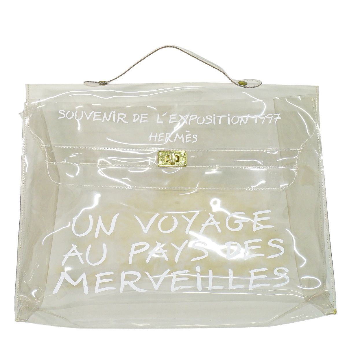 本物 エルメス HERMES ビニールケリー 不思議の国 エルメスへの旅展