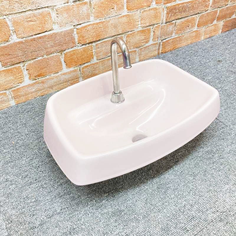 【中古品】【美品】 INAX(イナックス) トイレ 洋式 便器 「T-881」 タンクの蓋(ふた) #ピンク 16E