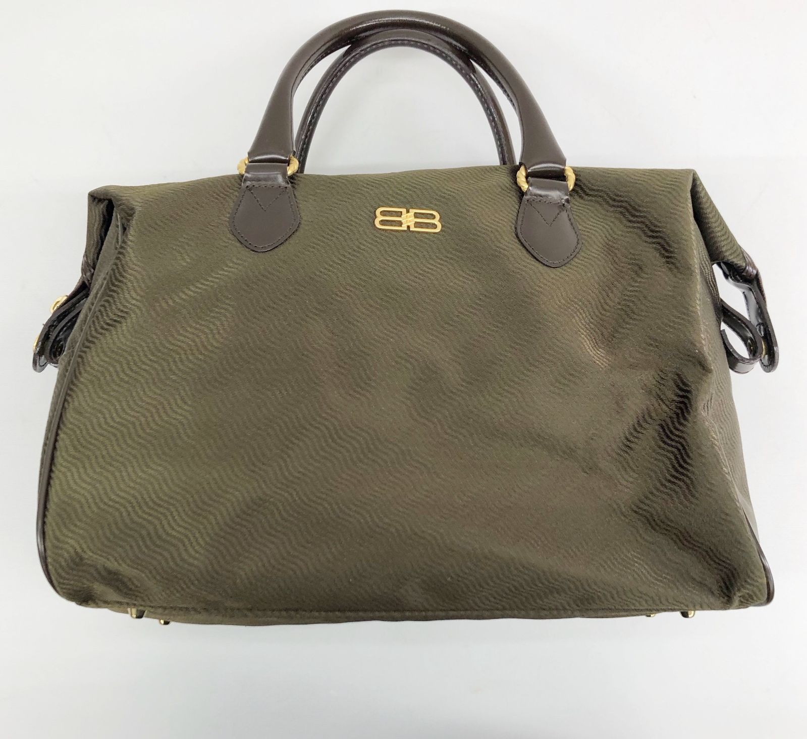 BALENCIAGA ミニボストンバッグ ダークグリーン レディース 鞄 _234067 