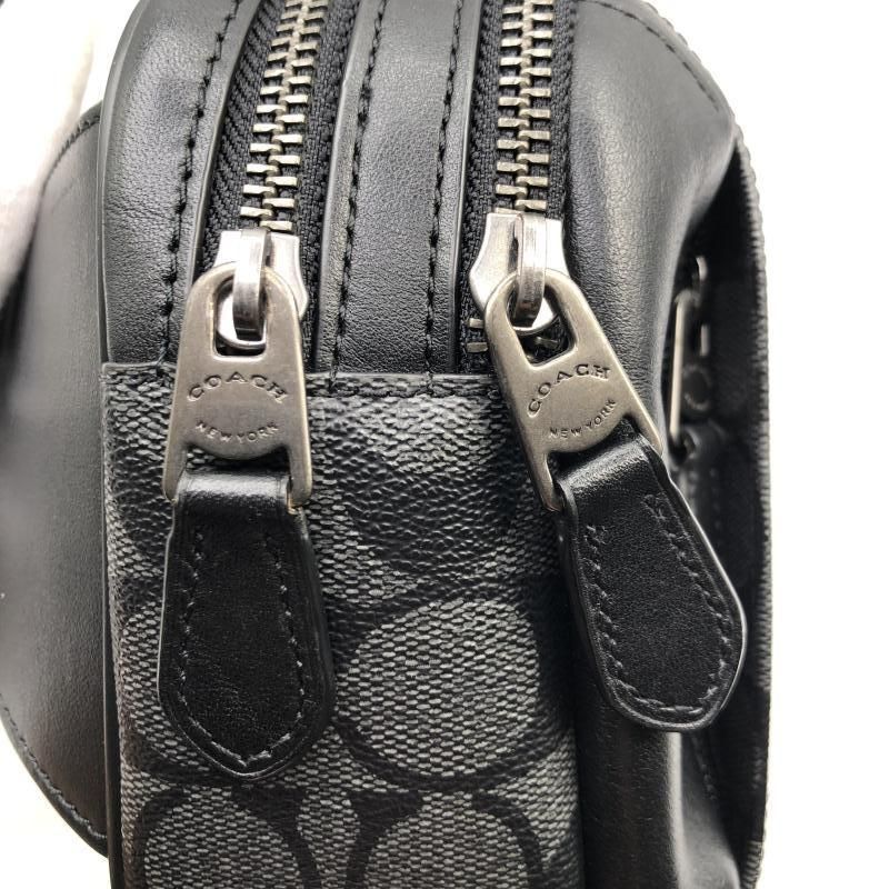 中古】COACH グラハム ショルダーバッグ シグネチャー ブラック F38749