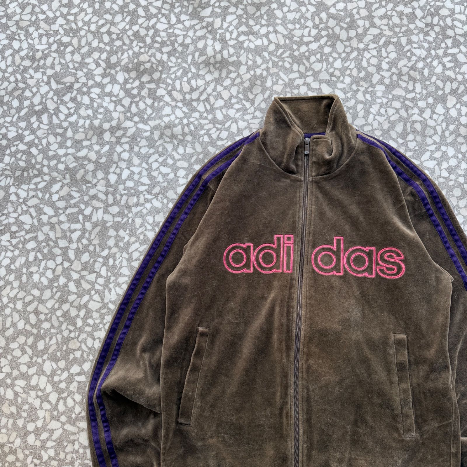 adidas / 00's logo track jacket sizeL オールドアディダス ビッグ