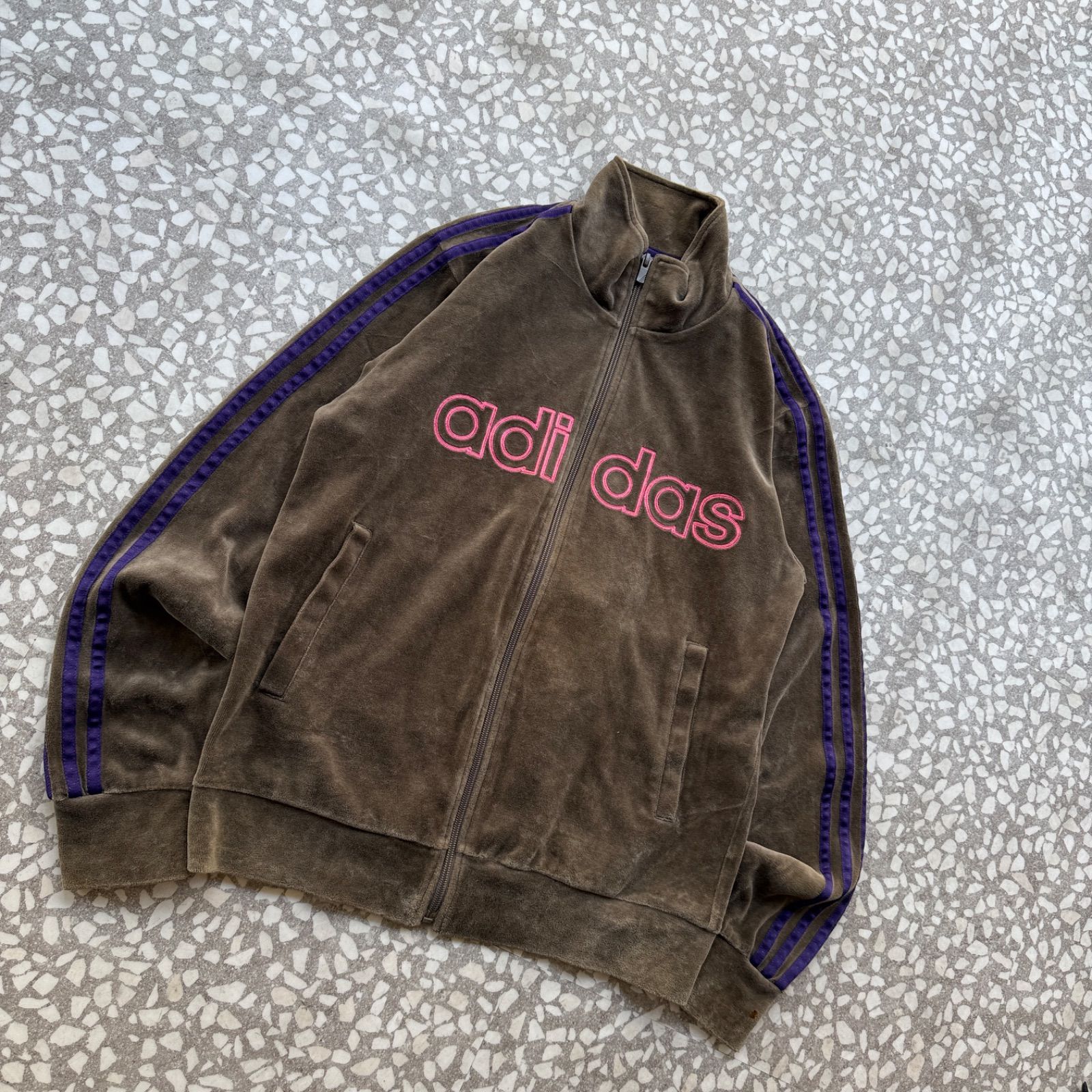 adidas / 00's logo track jacket sizeL オールドアディダス ビッグ