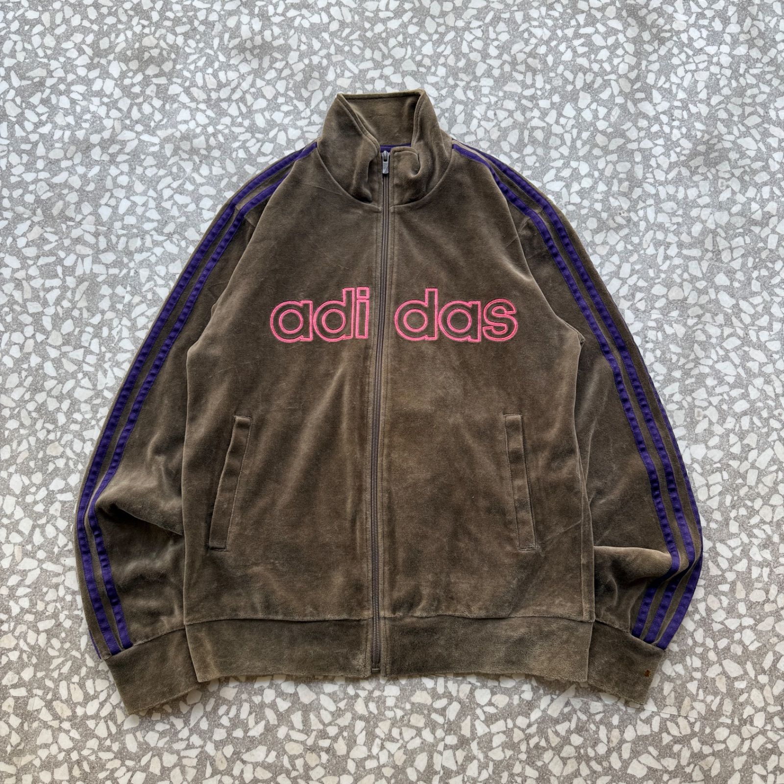 adidas / 00's logo track jacket sizeL オールドアディダス ビッグ