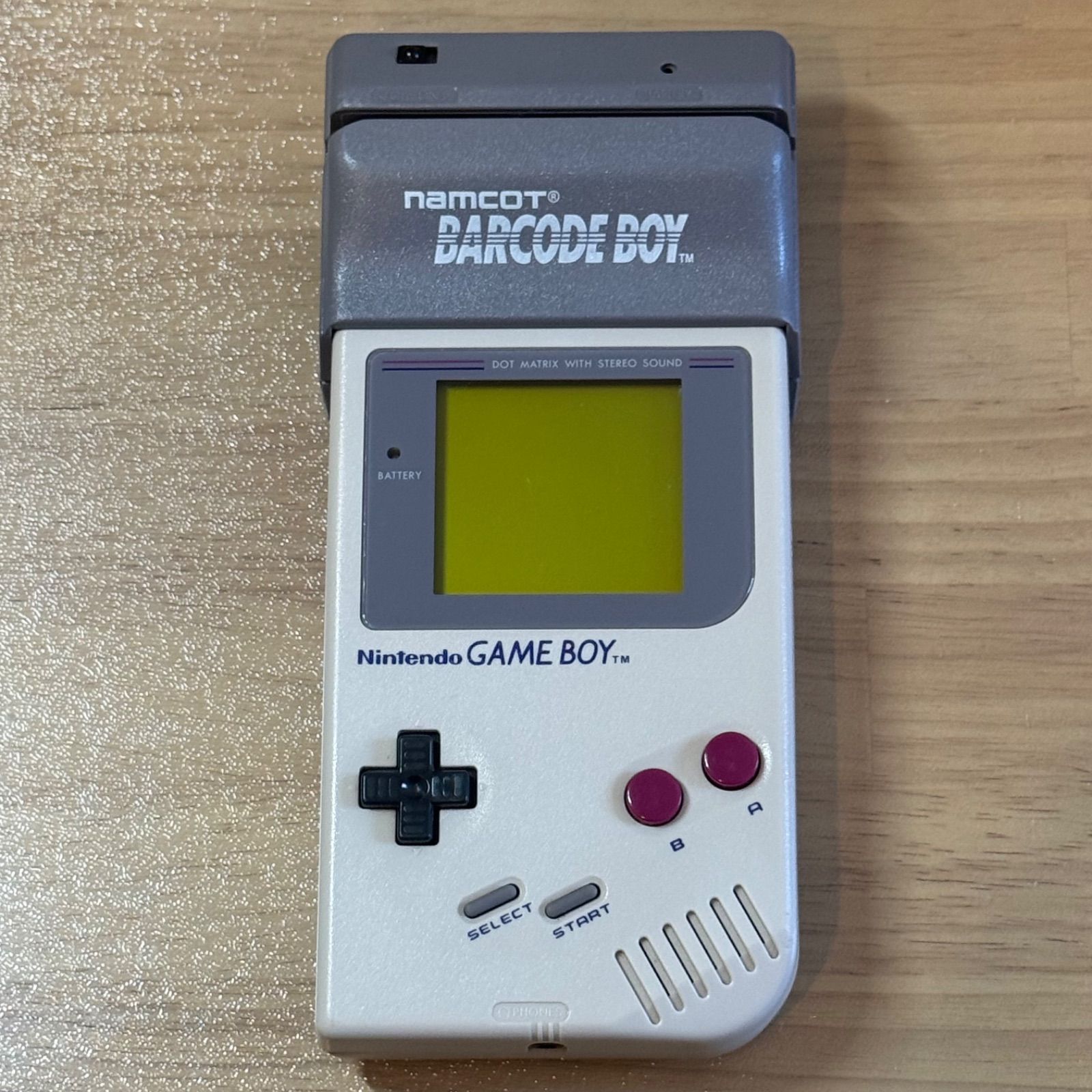 5-204【動作未確認・ジャンク】ゲームボーイ バーコードボーイ2 モンスターメーカー＆初代 ゲームボーイ 本体付き