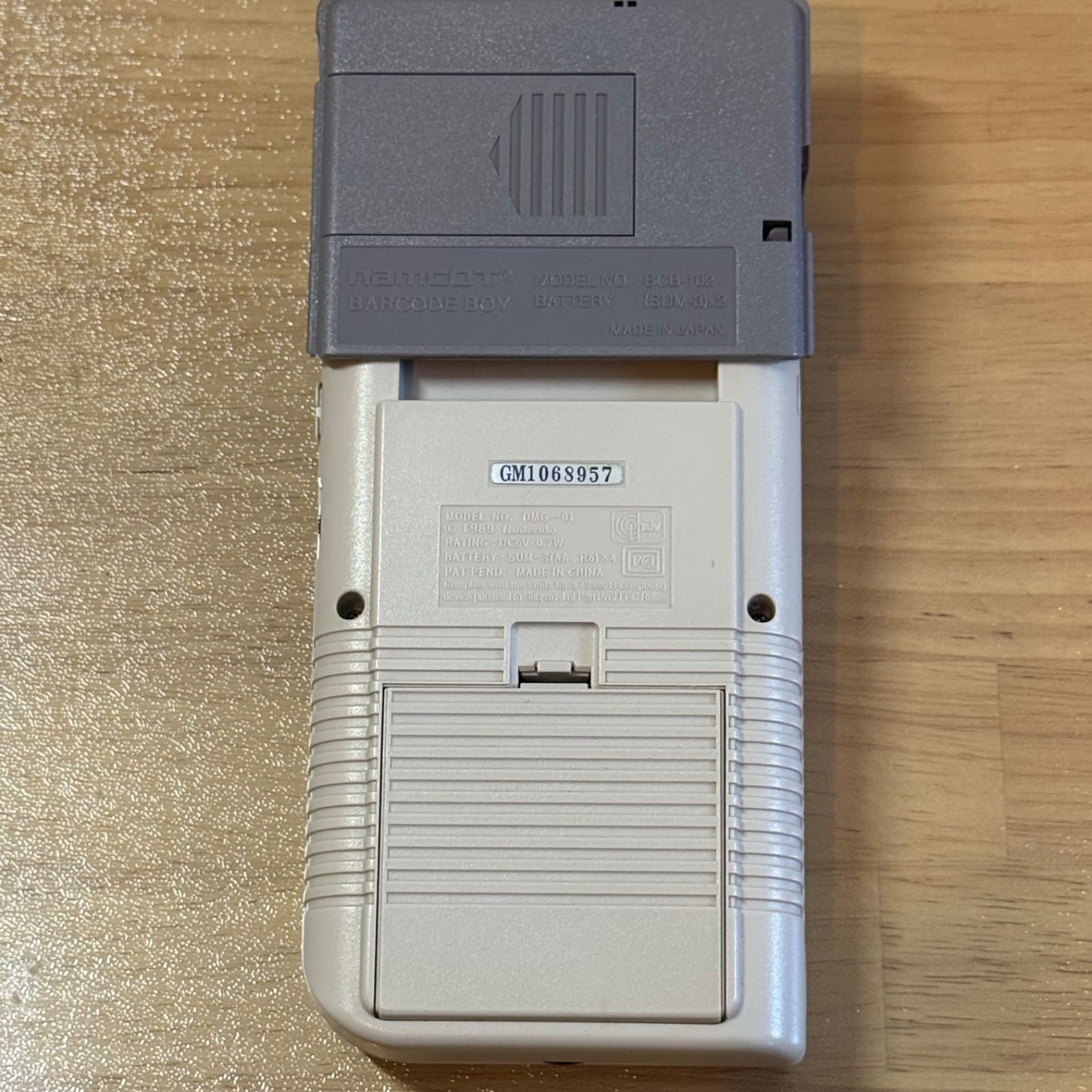 5-204【動作未確認・ジャンク】ゲームボーイ バーコードボーイ2 モンスターメーカー＆初代 ゲームボーイ 本体付き