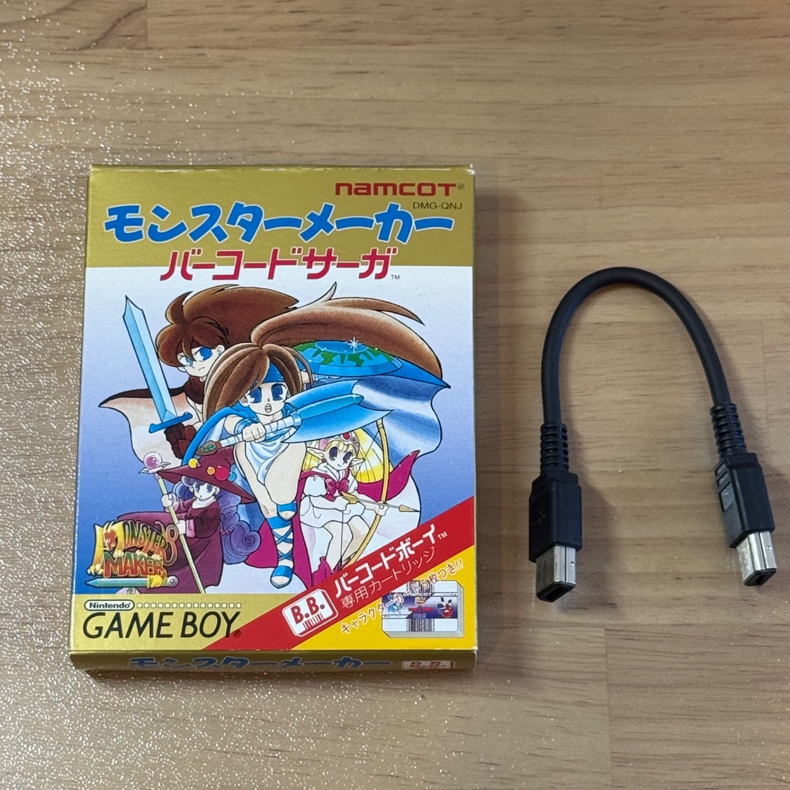 5-204【動作未確認・ジャンク】ゲームボーイ バーコードボーイ2 モンスターメーカー＆初代 ゲームボーイ 本体付き