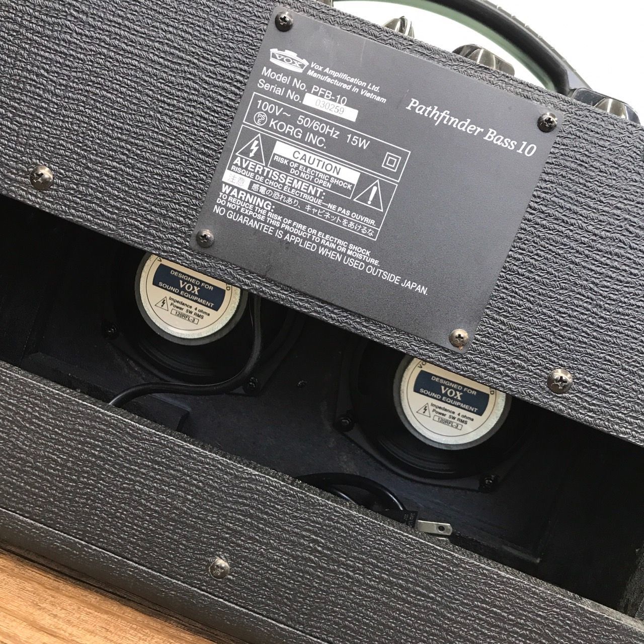 VOX ヴォックス PFB-10 Pathfinder Bass 10 ベースアンプ 楽器 動作品