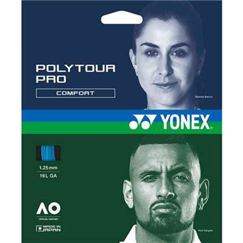 YONEX(ヨネックス) ポリツアープロ 115 硬式テニス ストリングス 硬式テニスストリングス PTP115R2、(002)ブルー