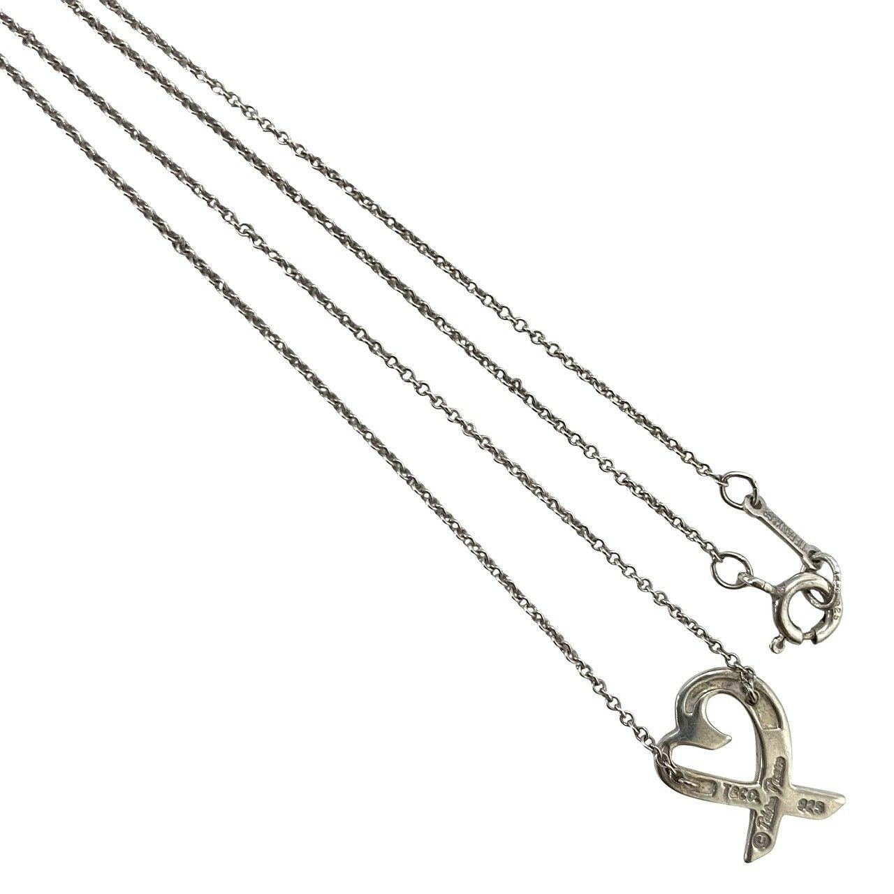 TIFFANY&Co.】ラビングハート ネックレス Paloma Picasso/パロマピカソ 