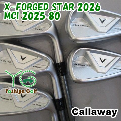 アイアン キャロウェイ X-FORGED STAR 2026/MCI 2025 80/S/0[150354]