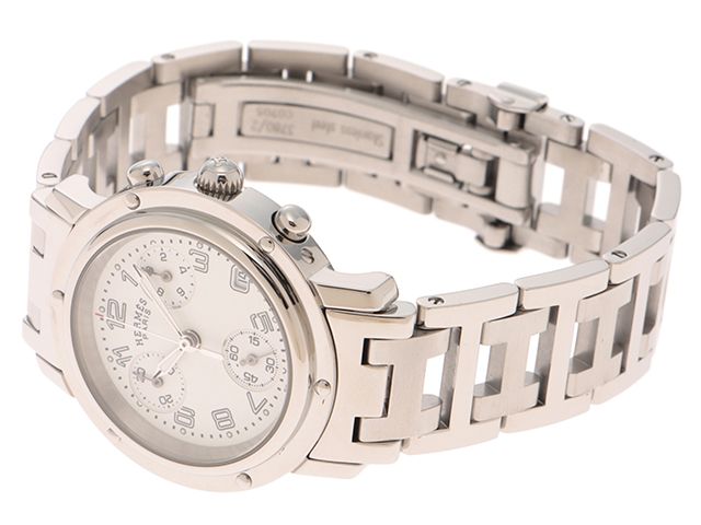 HERMES エルメス ウォッチ クリッパークロノ 時計 CL1.310 腕時計