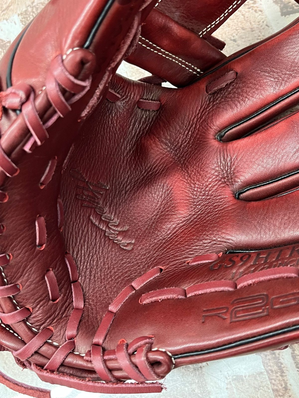 ▽Rawlings ローリングス 軟式用グローブ ワインレッドカラー 11078