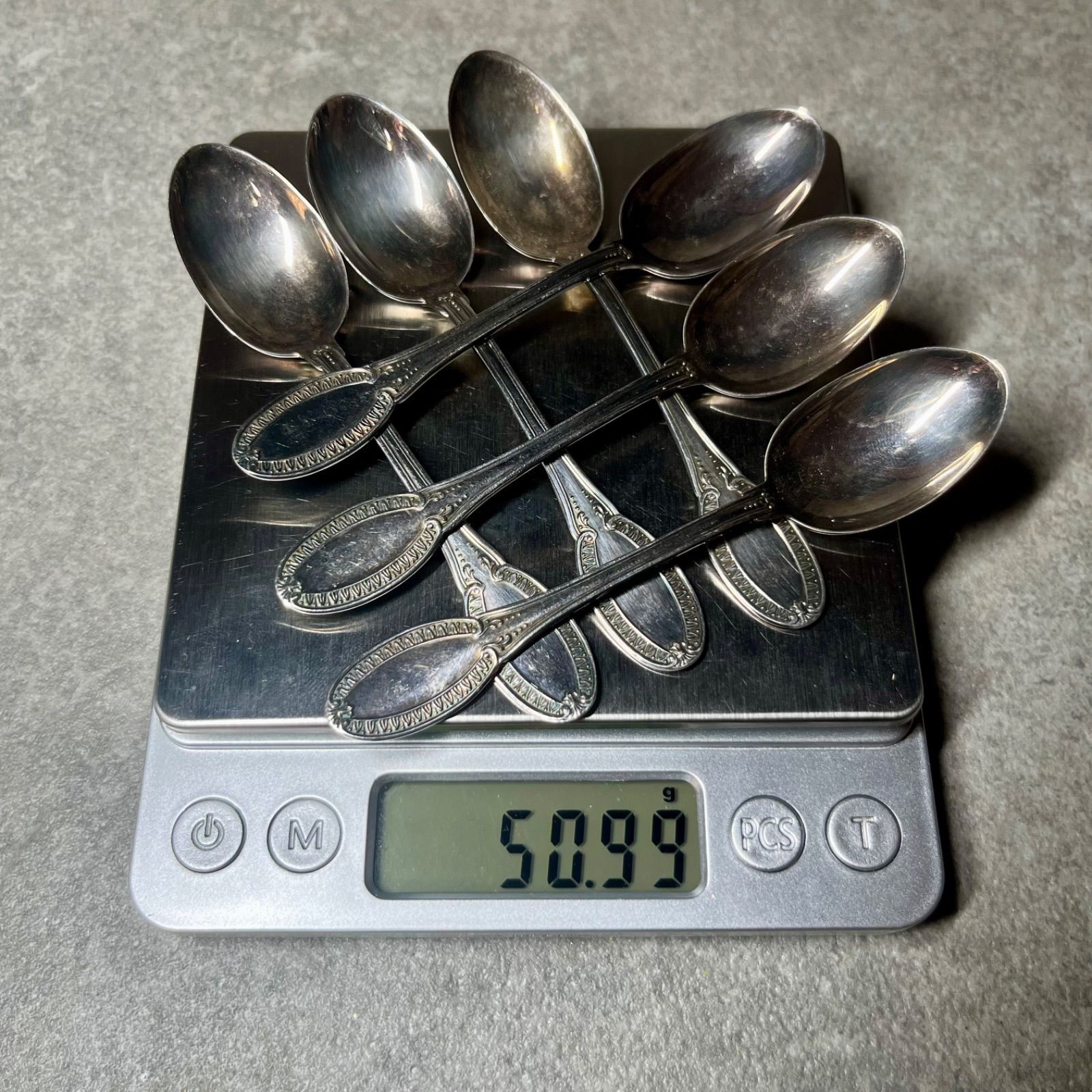 ザラメラ・アルジェンティー ヴィンテージ　シルバー　スプーン　カトラリー　銀食器　sv800