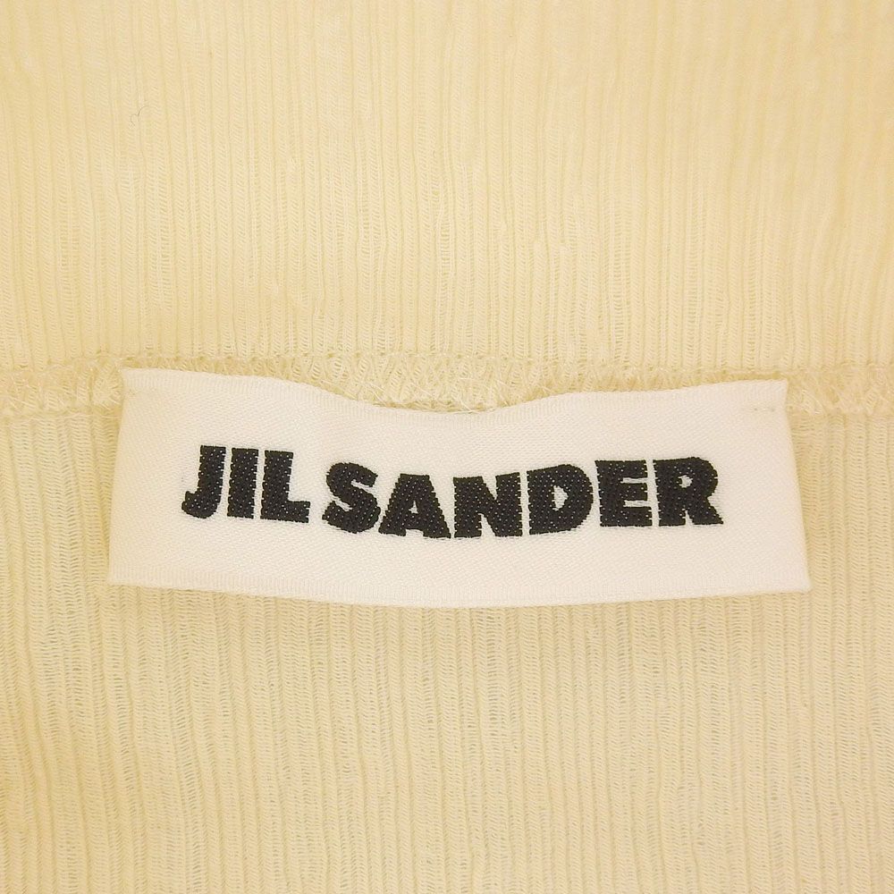 JIL SANDER　ジルサンダー　ハイネックカットソー トップス レディース アイボリー 34 JSPU707057　34