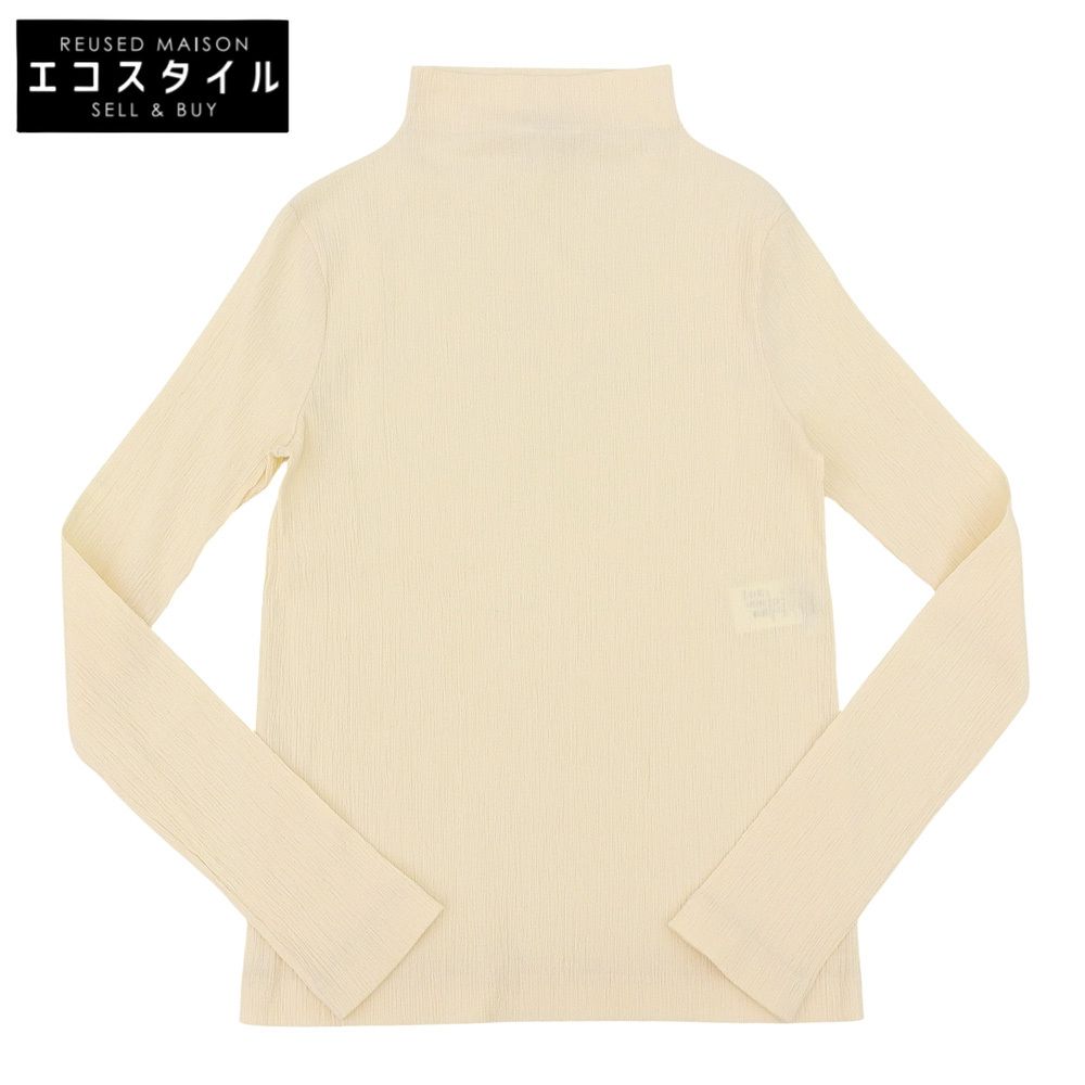 JIL SANDER　ジルサンダー　ハイネックカットソー トップス レディース アイボリー 34 JSPU707057　34