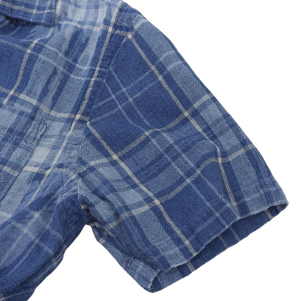RRL ダブルアールエル コットン×リネン チェック柄 シャツ トップス