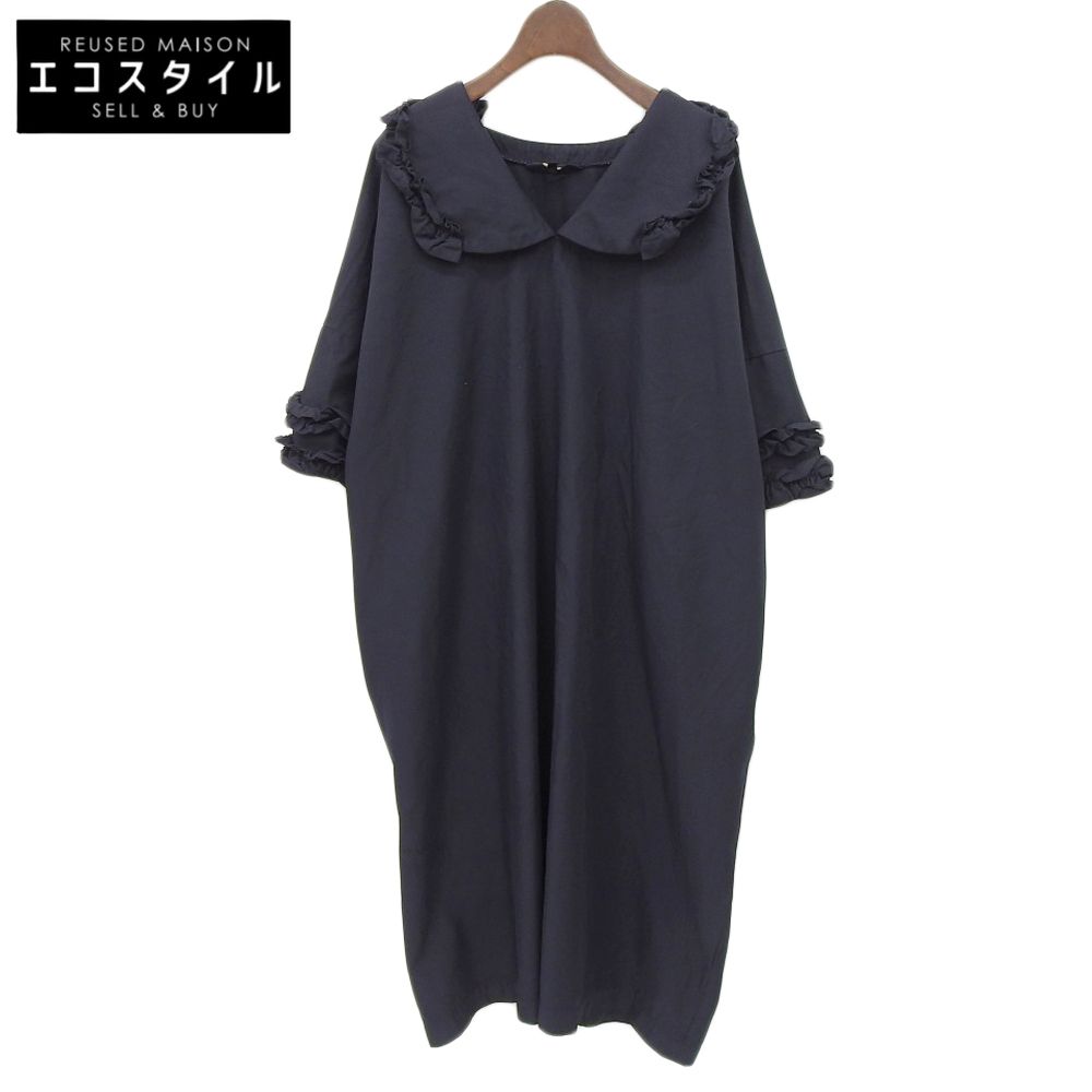 COMMEdesGARCONS COMMEdesGARCONS　コムデギャルソンコムデギャルソン（コムコム）　フリルカラー SS プルオーバーワンピース RR-O020 16年　XS
