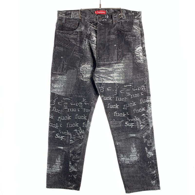 【中古品】 SUPREME ARCHIVE DENIM JACQUARD REGULAR JEAN シュプリーム デニムパンツ ジーンズ ボトムス ブランド 古着 【149-260530-gm-05-fuz】
