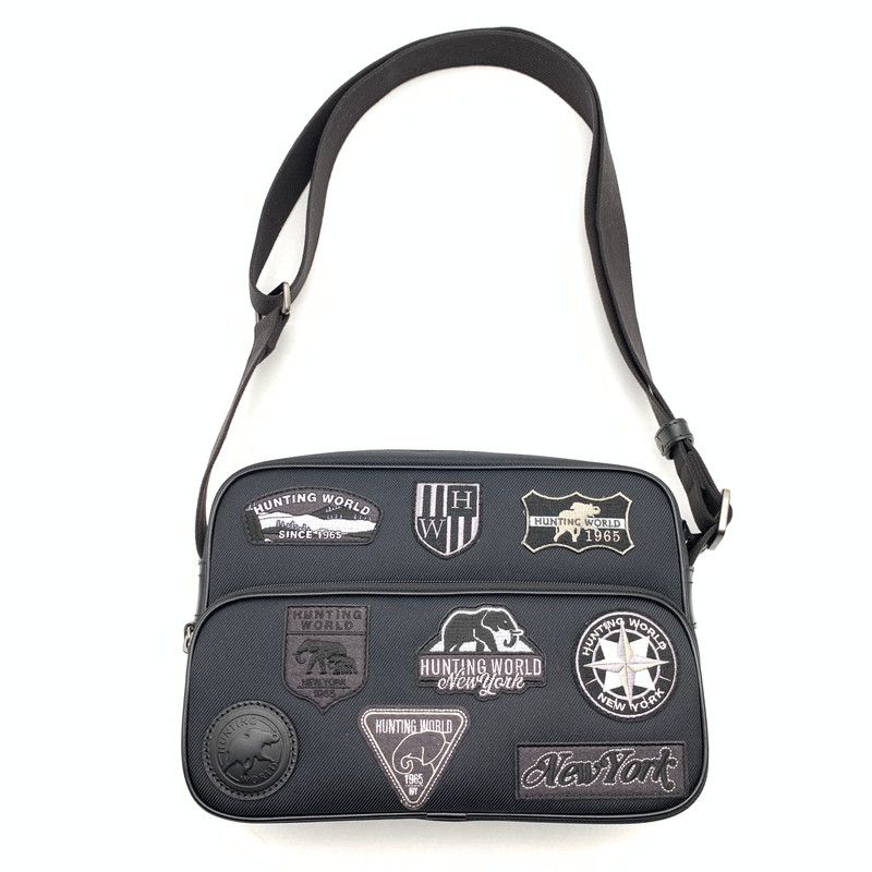 【中古品】 HUNTING WORLD ハンティングワールド ショルダーバッグ ブランド バッグ カバン ナイロン 【188-260530-gm-16-fuz】