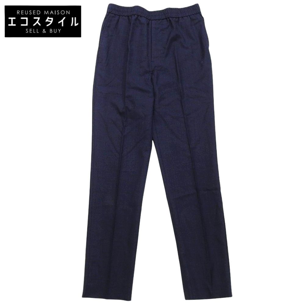 AMI PARIS　アミパリス　スラックス イージーパンツ ボトムス レディース ネイビー 36 E17T25.202　36