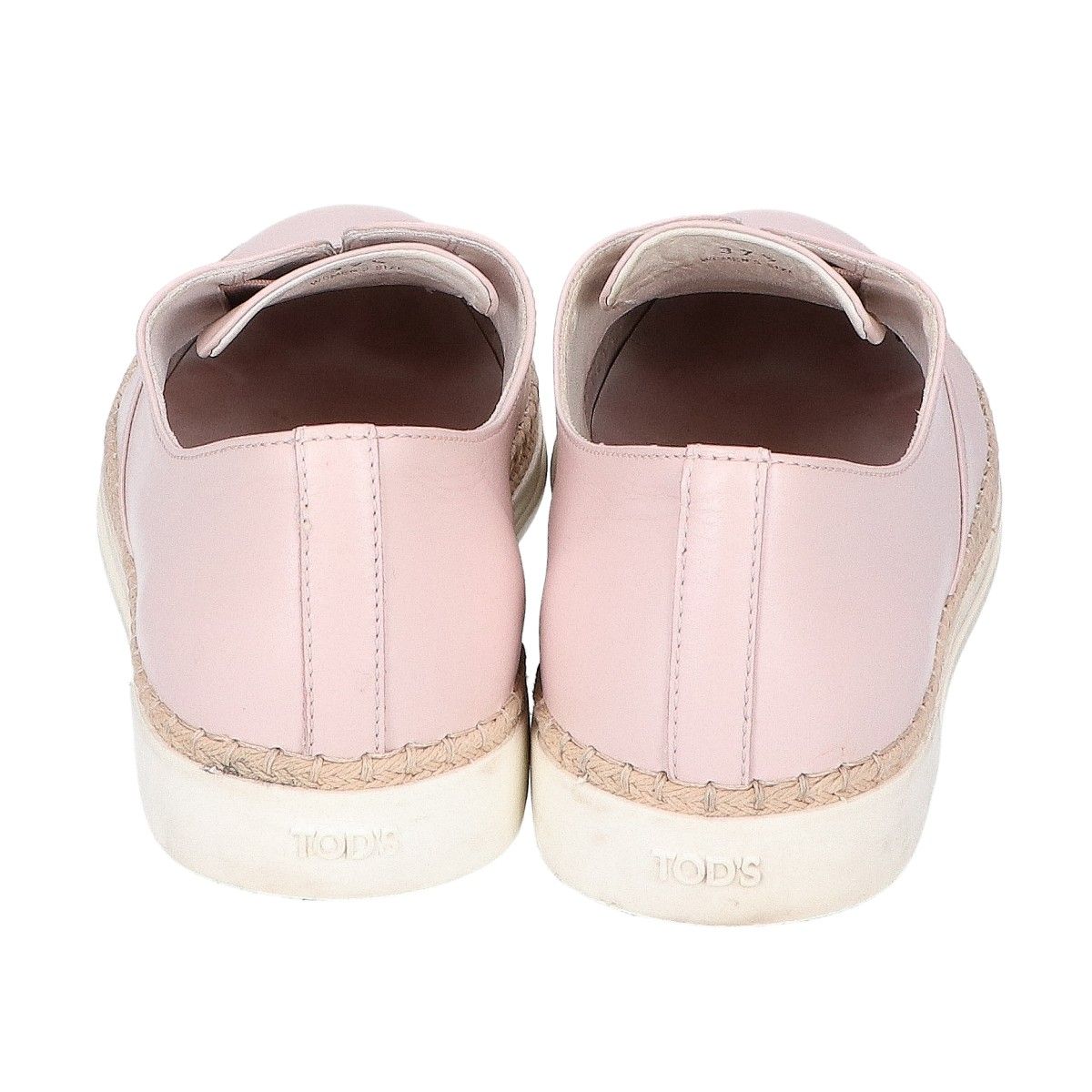 TOD'S トッズ レザー センターゴア エスパドリーユ 37 1/2 - メルカリ