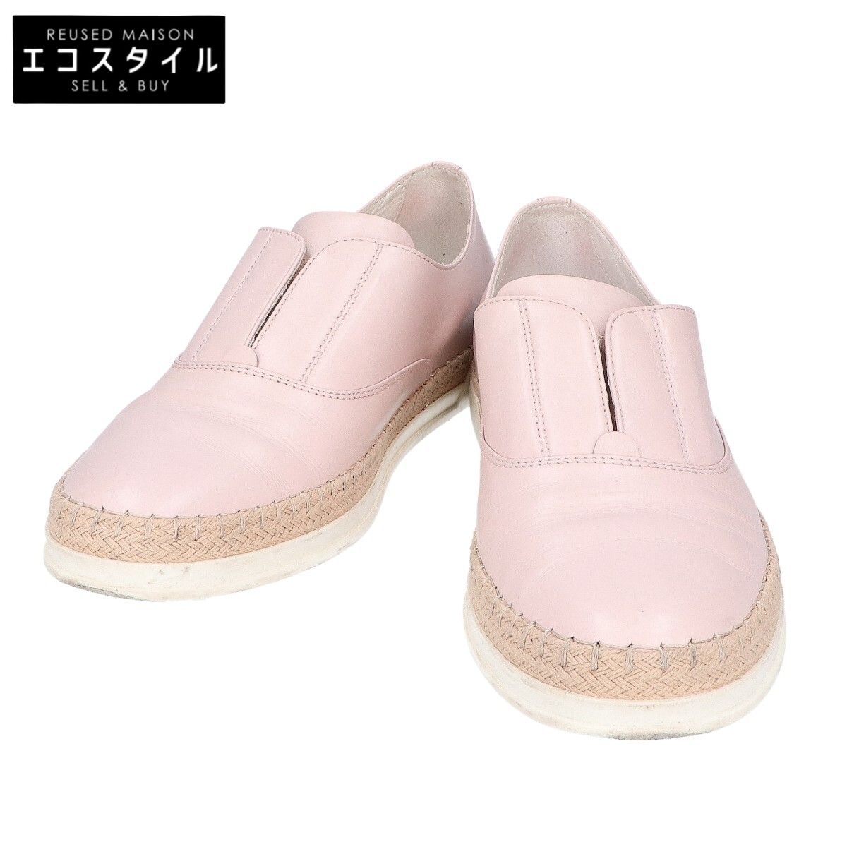 TOD'S トッズ レザー センターゴア エスパドリーユ 37 1/2 - メルカリ